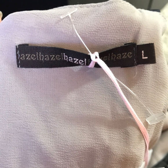 Azel Haze Chiffon Lace Top #327 - Picture 6 of 6